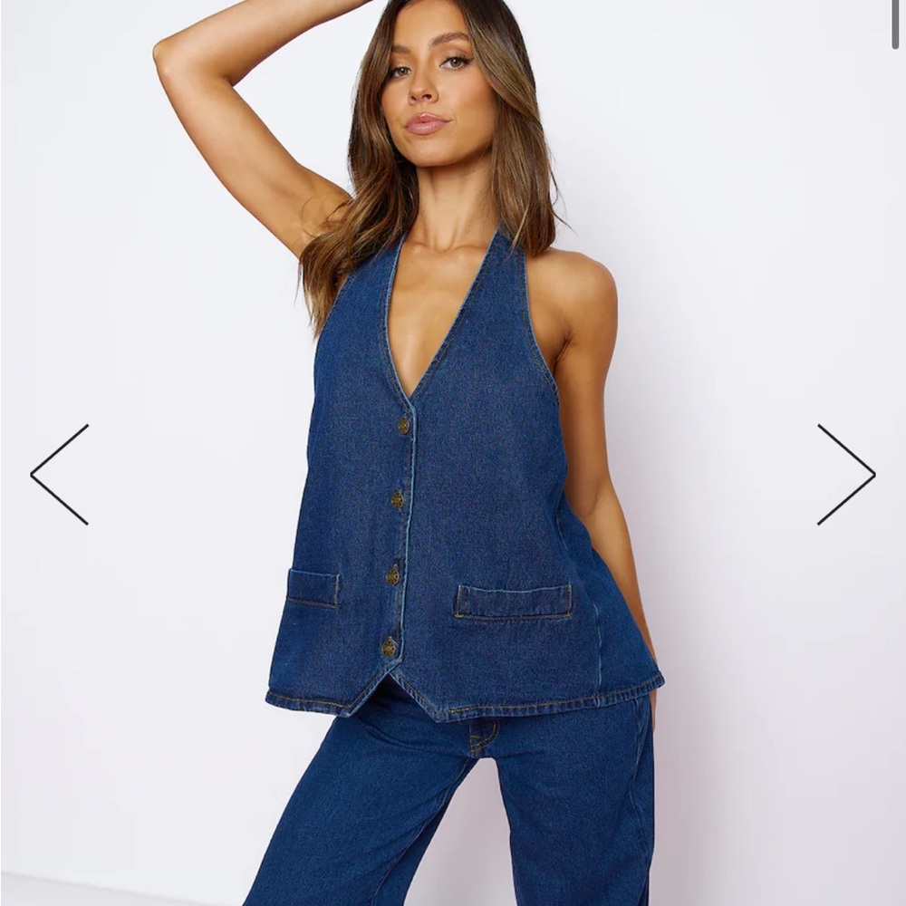 Lioness denim halter